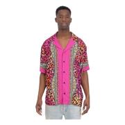 Luipaardprint Overhemd Just Cavalli , Multicolor , Heren