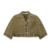 Paisley shirt Palm Angels , Green , Dames