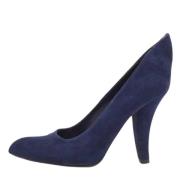 Pre-owned Suede heels Louis Vuitton Vintage , Blue , Dames