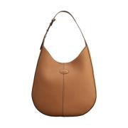 Bruine Leren Handtassen Collectie Tod's , Brown , Dames