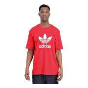 T-Shirts Adidas Originals , Red , Heren