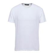 Witte T-shirts en Polos Collectie Daniele Fiesoli , White , Heren