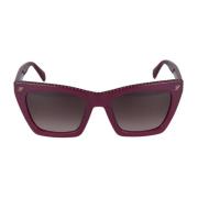 Stijlvolle zonnebril Sbm837S Blumarine , Purple , Dames