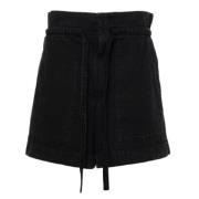 Zwarte Shorts Isabel Marant , Black , Dames