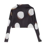 Witte Bean Dots Shirt Issey Miyake , Multicolor , Dames