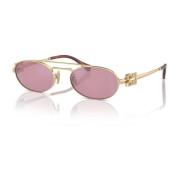 Sunglasses Miu Miu , Yellow , Dames