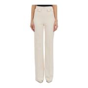 Straight Trousers Elisabetta Franchi , White , Dames