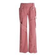 Wide Trousers Blumarine , Pink , Dames