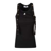 Sleeveless Tops The Attico , Black , Dames