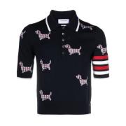 Polo Shirts Thom Browne , Blue , Heren