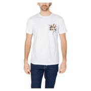 Heren T-shirt Lente/Zomer Collectie Katoen Antony Morato , White , Her...