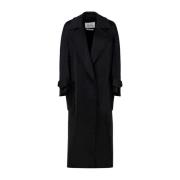 Single-Breasted Coats Max Mara , Black , Dames