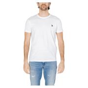 T-Shirts U.s. Polo Assn. , White , Heren