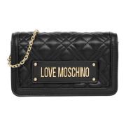 Wallet Love Moschino , Black , Dames