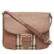 Pre-owned Canvas crossbody-bags Burberry Vintage , Brown , Dames