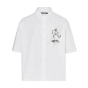 Short Sleeve Shirts Jacquemus , White , Heren