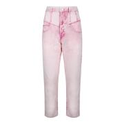 Straight Jeans Isabel Marant , Pink , Dames