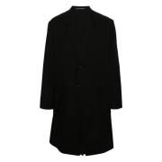 Single-Breasted Coats Yohji Yamamoto , Black , Heren