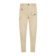Tapered Trousers Dsquared2 , Beige , Heren