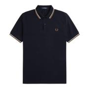 Blauwe T-shirts en Polos Collectie Fred Perry , Blue , Heren