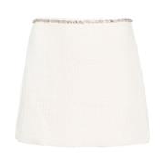 Midi Skirts N21 , White , Dames