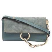 Pre-owned Leather crossbody-bags Chloé Pre-owned , Blue , Dames