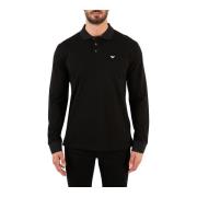 Polo Shirts Emporio Armani , Black , Heren