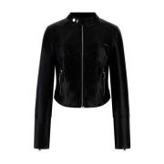 Leather Jackets Guess , Black , Dames