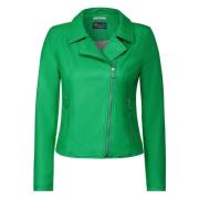 Leather Jackets Cecil , Green , Dames