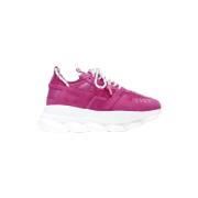 Pre-owned Fabric sneakers Versace Pre-owned , Pink , Dames