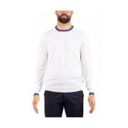 Round-neck Knitwear Fay , White , Heren