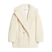 Faux Fur & Shearling Jackets Max Mara , White , Dames