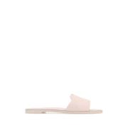 Pastelroze Leren Pantoffels Alexander McQueen , Pink , Dames