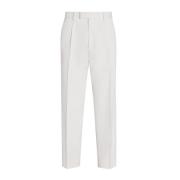 Suit Trousers Z Zegna , White , Heren