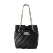Leather handbags Balenciaga , Black , Dames
