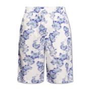 Gestreepte shorts Isabel Marant , White , Heren