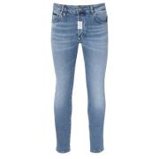Skinny Fit Kobaltblauwe Jeans Philipp Plein , Blue , Heren