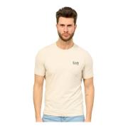 T-Shirts Emporio Armani EA7 , Beige , Heren