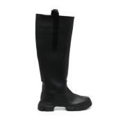 Rain Boots Ganni , Black , Dames