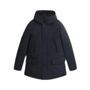 Navy Blue Arctic Stretch Parka Woolrich , Blue , Heren