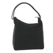 Pre-owned Canvas shoulder-bags Gucci Vintage , Black , Dames