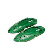 Charlotte Ballerina Flats Groen Leer Roseanna , Green , Dames