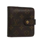 Pre-owned Canvas wallets Louis Vuitton Vintage , Brown , Dames