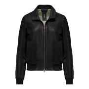 Leather Jackets BomBoogie , Black , Dames