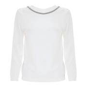 Round-neck Knitwear Kocca , White , Dames