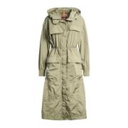 Salie Hooded Parka Parachute Parajumpers , Green , Dames
