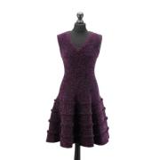 Pre-owned Wool dresses Alaïa Pre-owned , Purple , Dames