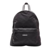 Nylon travel-bags Versace , Black , Heren