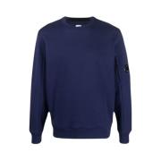 Diagonaal Gestructureerde Fleece Crew Neck Sweatshirt C.p. Company , B...