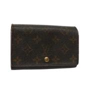 Pre-owned Canvas wallets Louis Vuitton Vintage , Brown , Dames